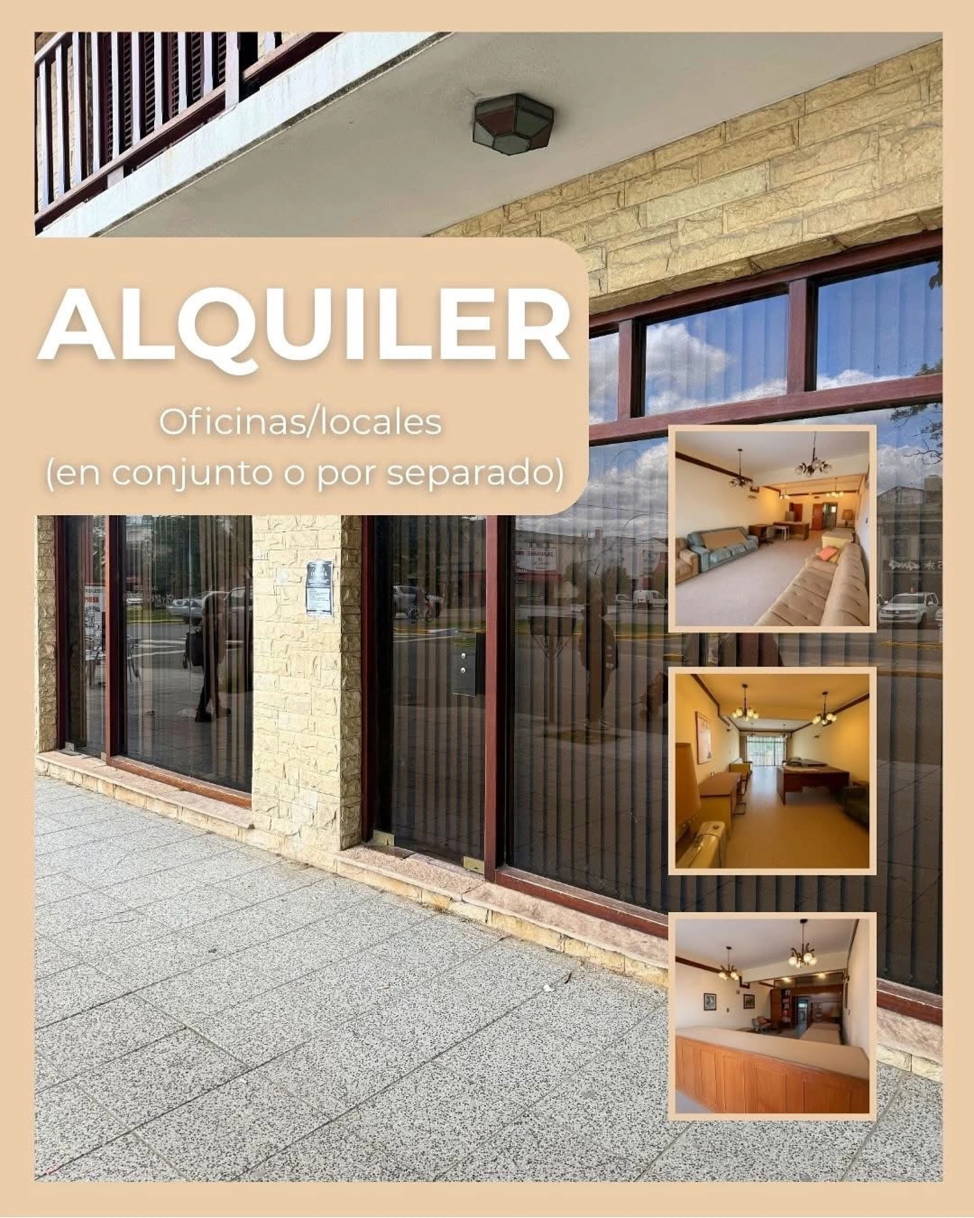 ALQUILER DE LOCAL COMERCIAL U OFICINA AMOBLADA